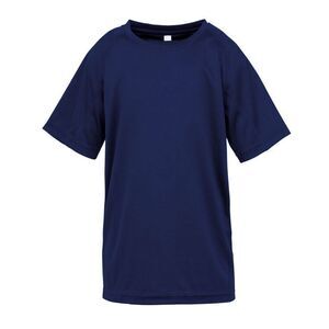 Spiro Impact Childrens/Kids Junior Performance Aircool T-Shirt / Navy Blue